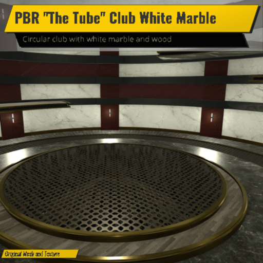 PBR The Tube Club White Marble